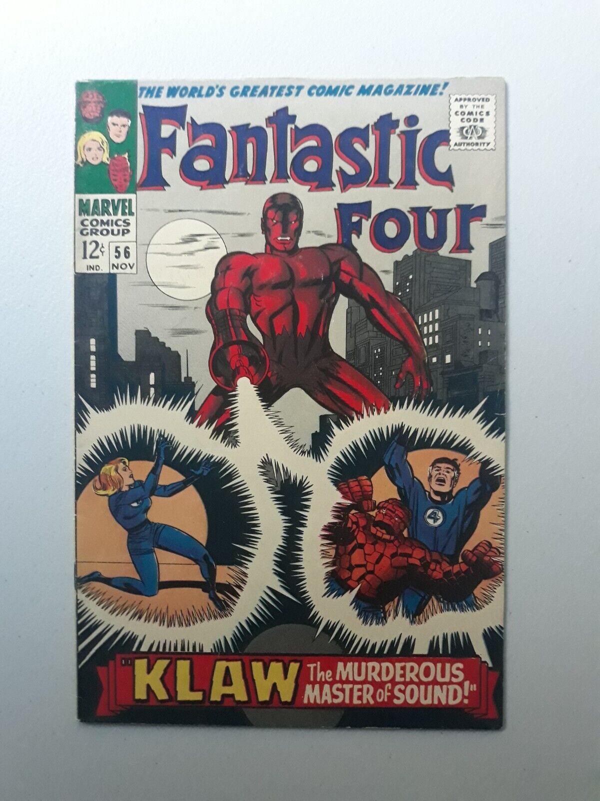 Fantastic Four 56 Marvel Comics MCU 1st Klaw 1966
