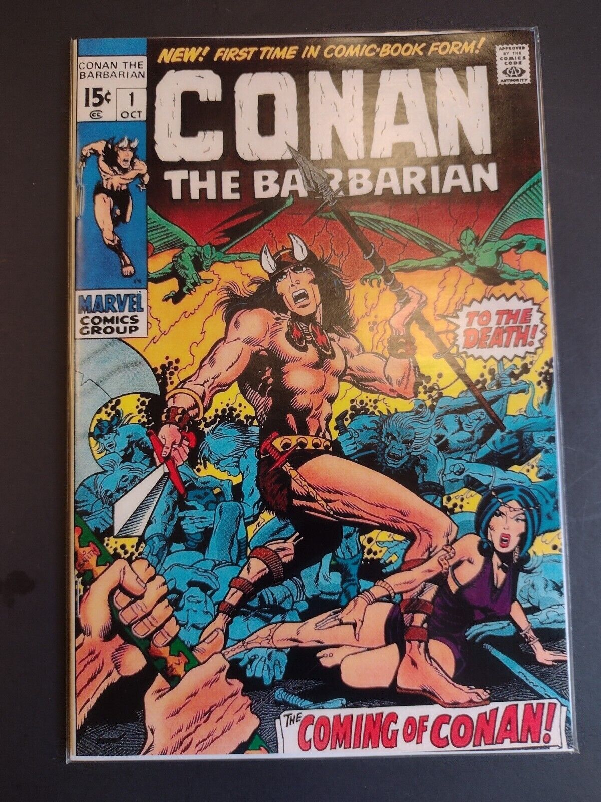 Conan the Barbarian # 1 MARVEL COMICS  1970 Barry Windsor-Smith * Restored (9.6)