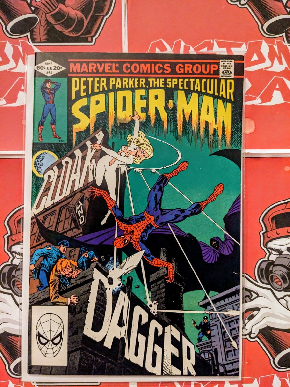 Peter Parker The Spectacular Spider-Man #64 Marvel 1st Cloak And Dagger 