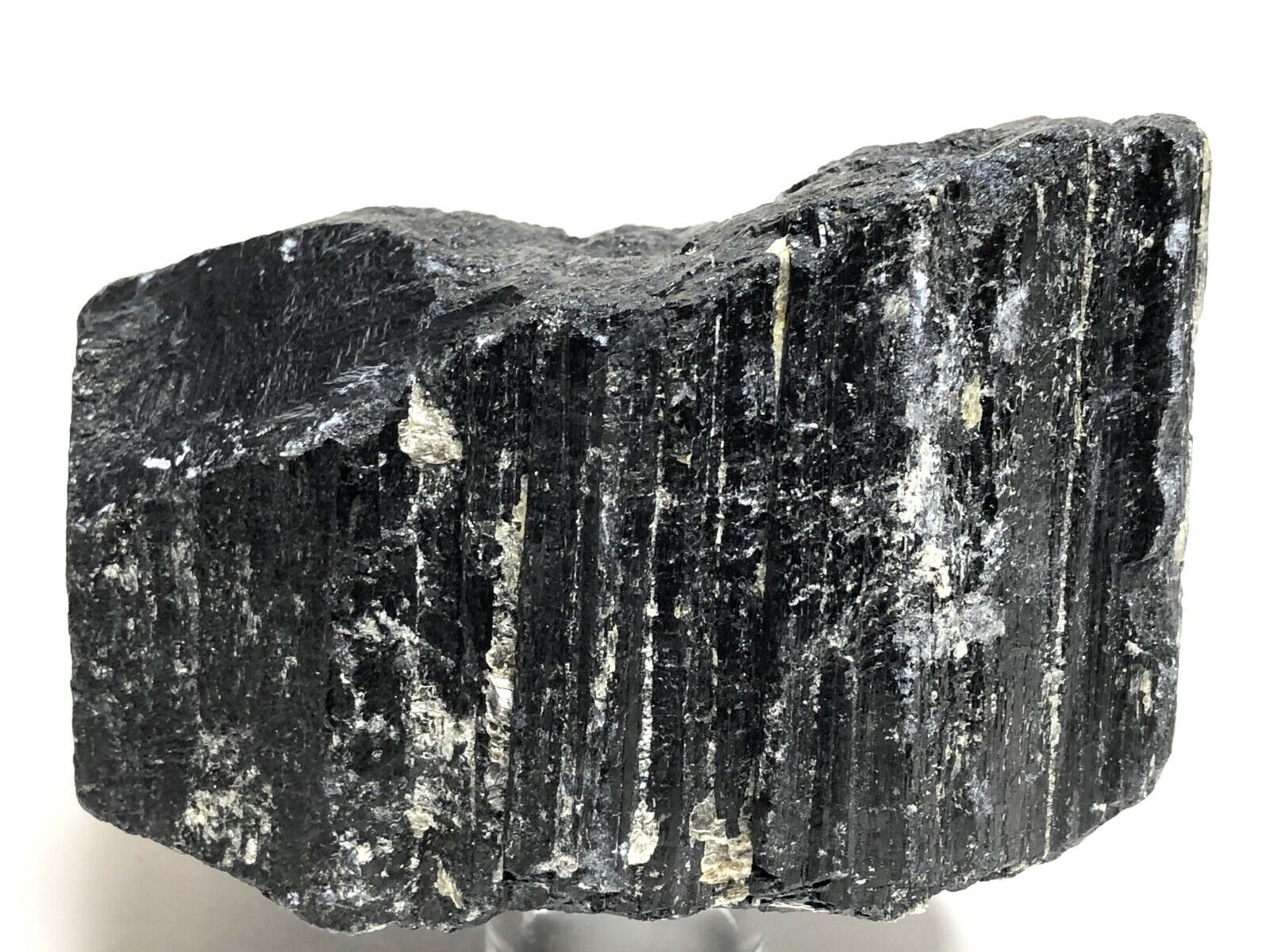 Raw Black Tourmaline Crystal Stone Rough Mineral  - 3 LB 1 OZ (BT-36)