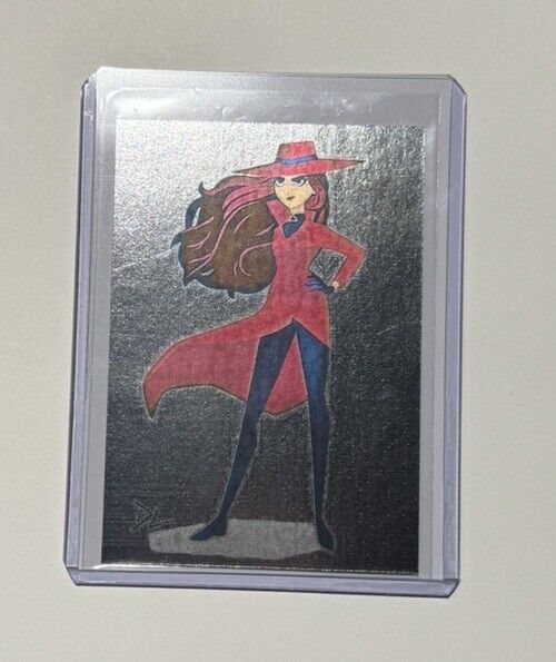 Carmen Sandiego Platinum Plated Artist Signed “Where In The World Is…” Card 1/1