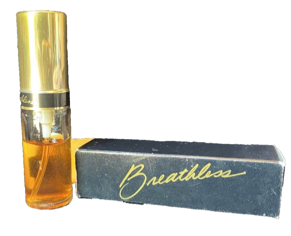 Vintage 1987 Avon Breathless Eau de Cologne Perfume Spray Travel Purse Size