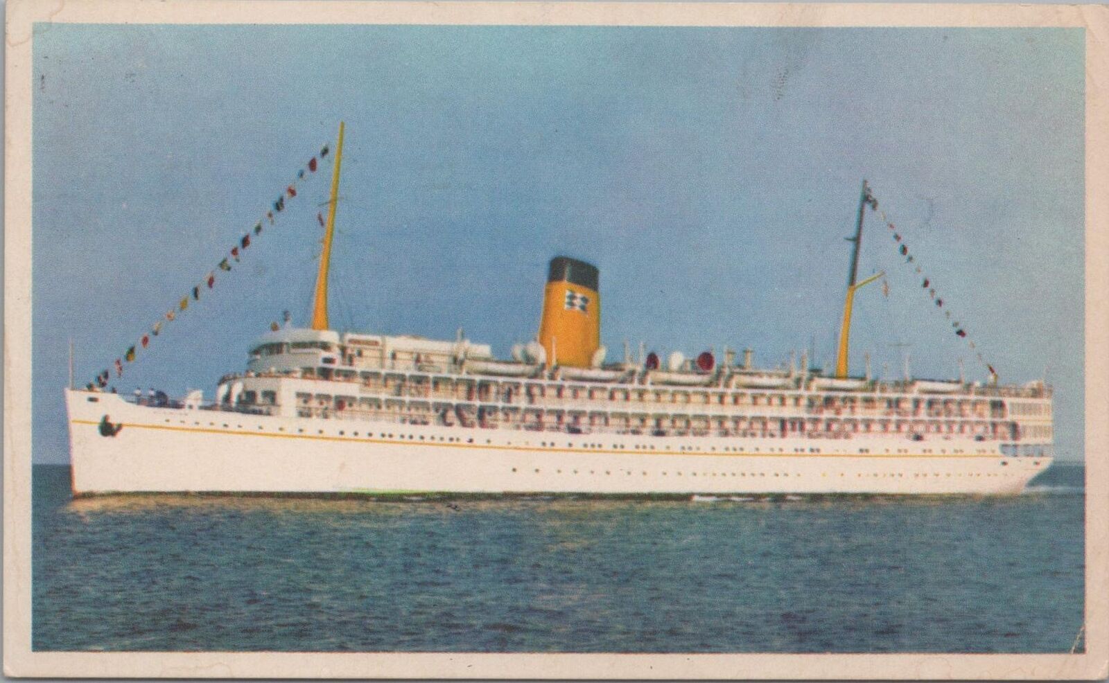 Postcard Ship SS Florida Miami Nassau Cruises 