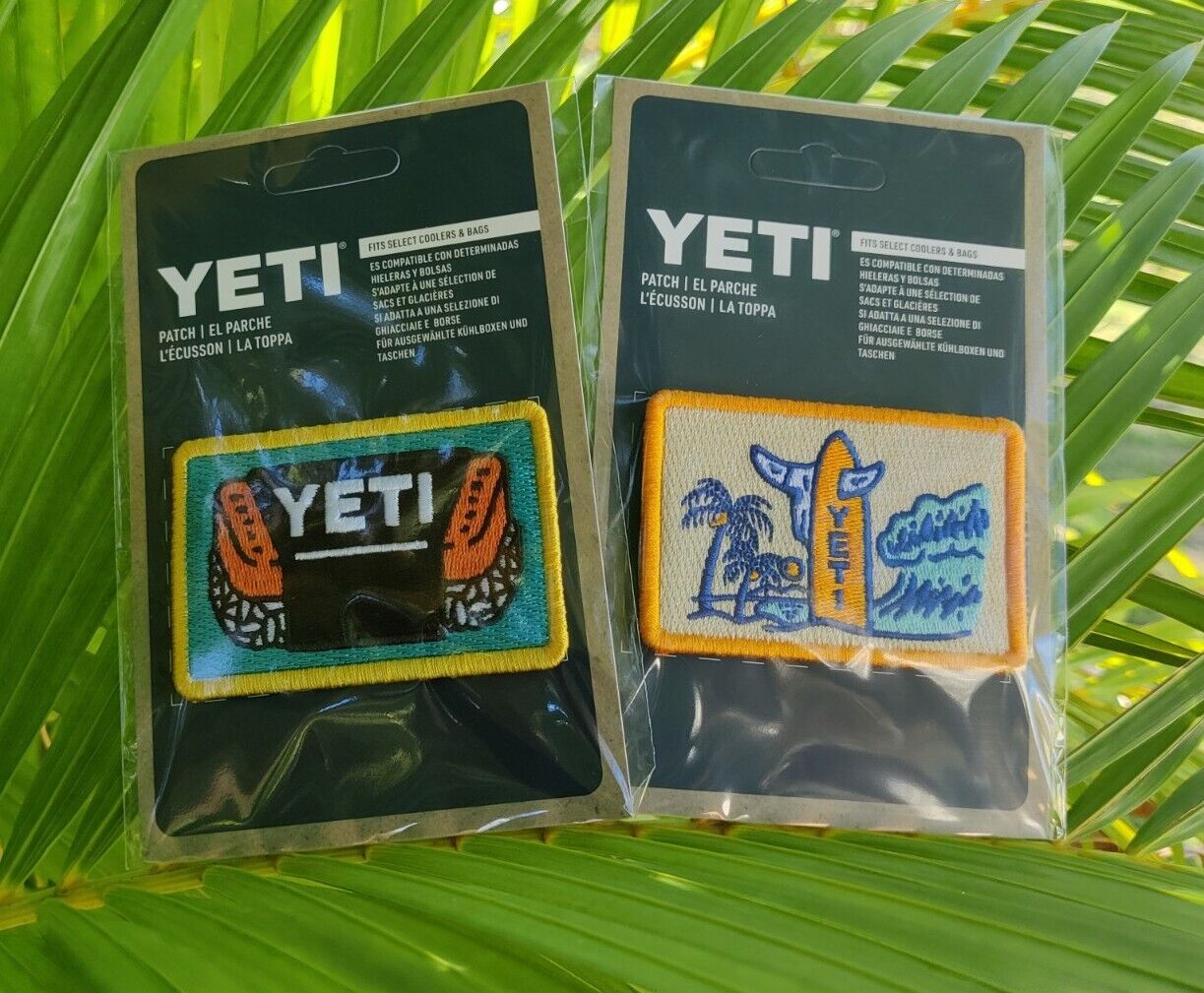 Yeti Hawaii Cooler Patches Surfboard & Spam Musubi - Hawaii Exclusive