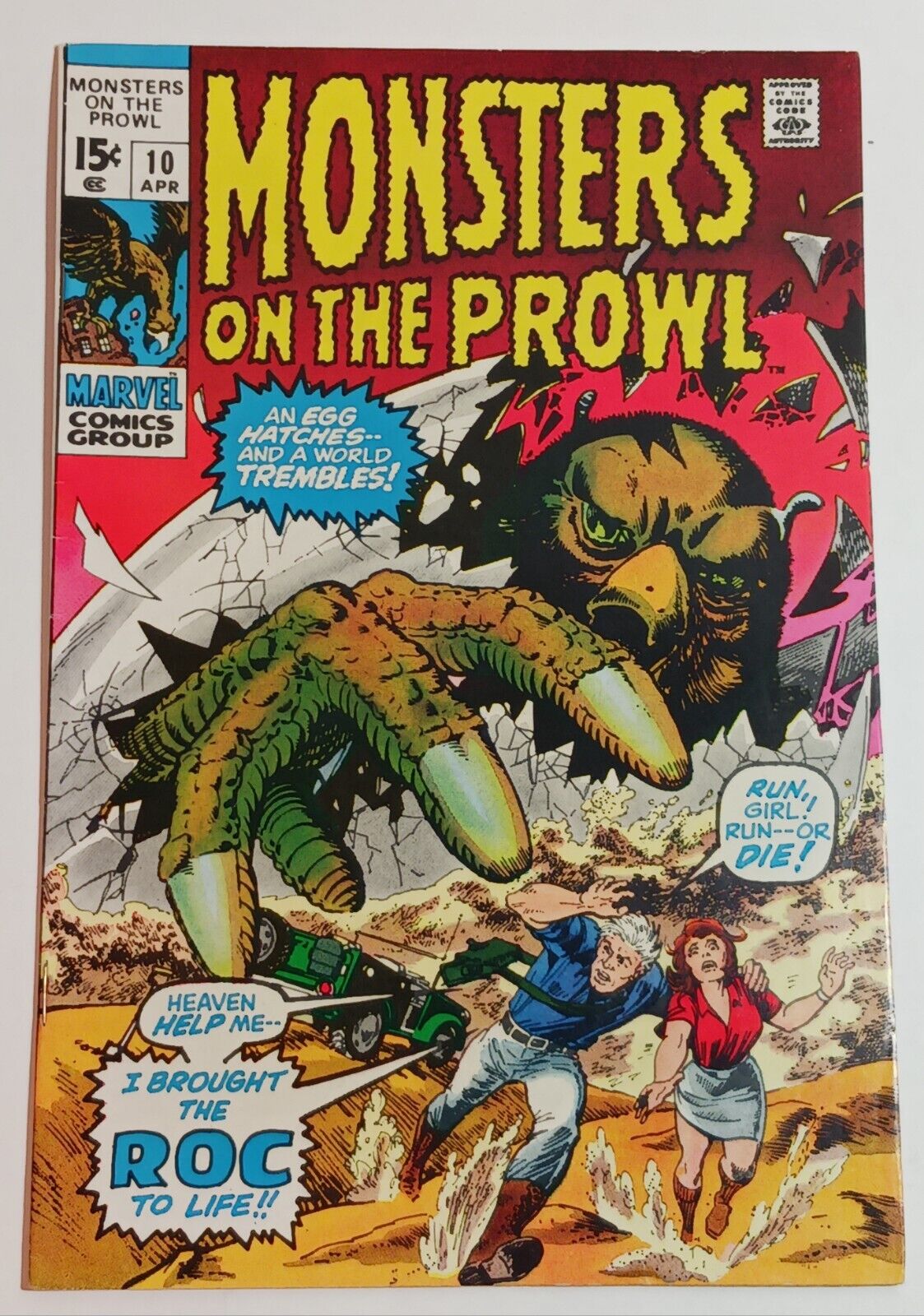 Monsters On The Prowl #10 Marvel April 1971 Steve Ditko Jack Kirby Dick Ayers