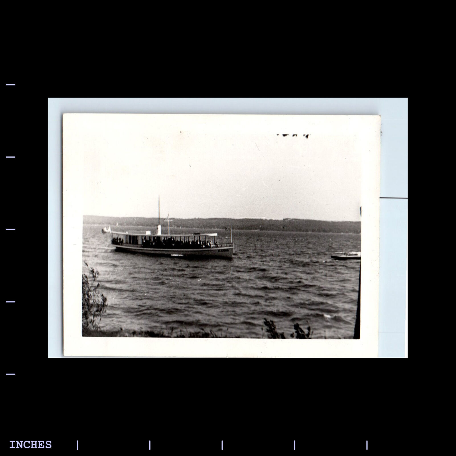 Vintage Photo BOAT IN WATER