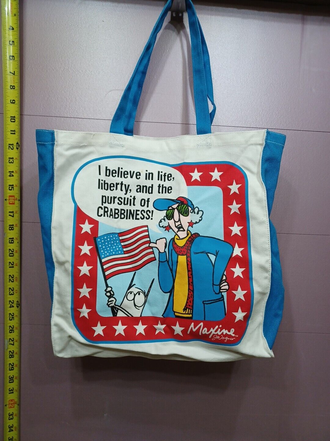 Hallmark Maxine Work Bag Patriotic Funny