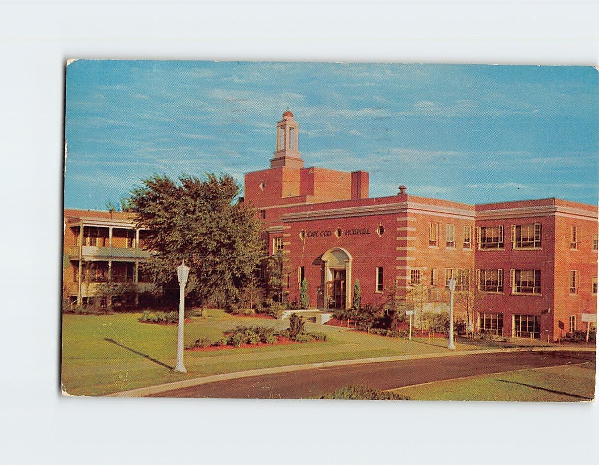 Postcard Cape Cod Hospital Hyannis Massachusetts USA