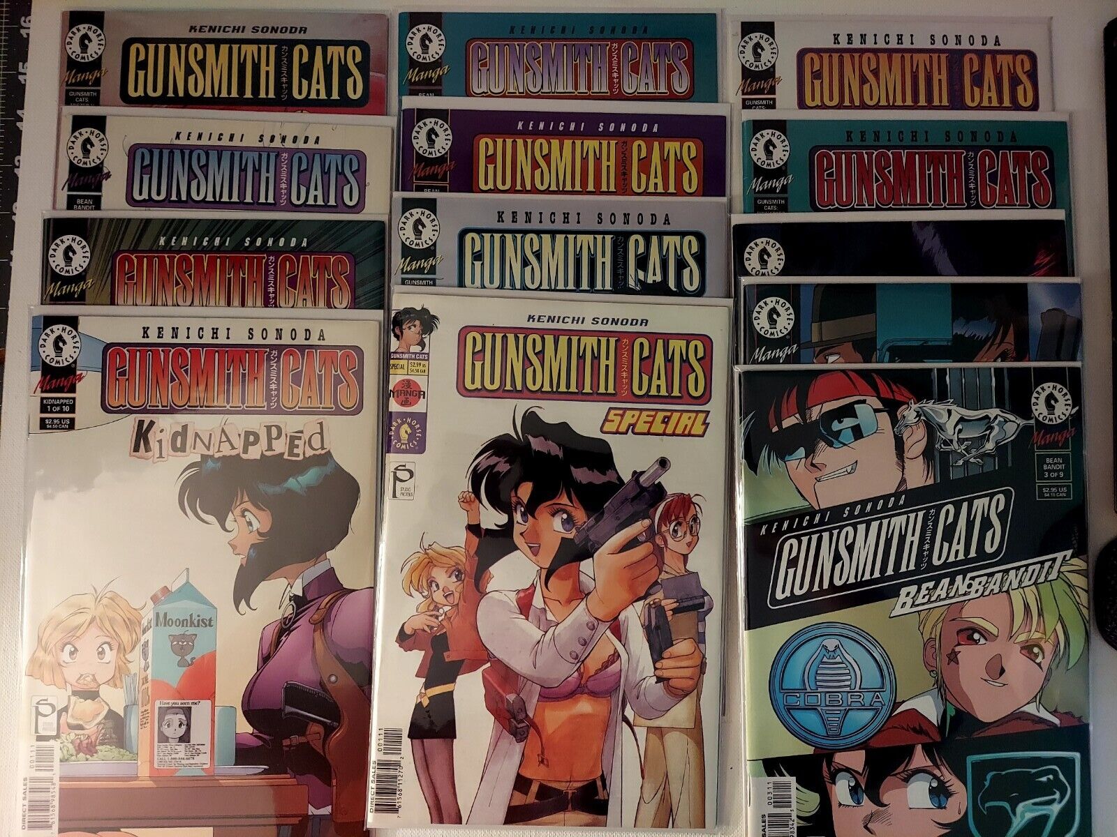 Gunsmith Cats Lot of 12 Manga VG to NM Dark Horse Comics
