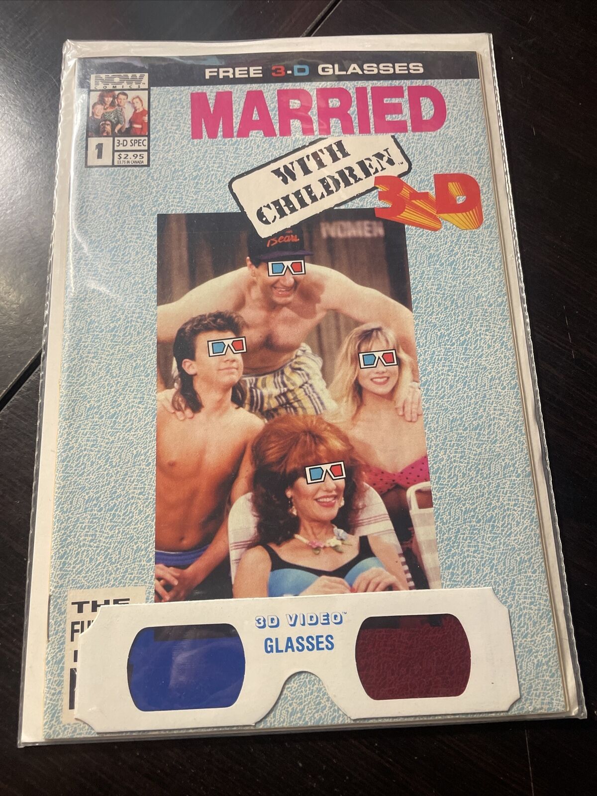 MARRIED...WITH CHILDREN 3D SPECIAL #1 NOW COMICS, NM (WITH 3D Glasses). GEM