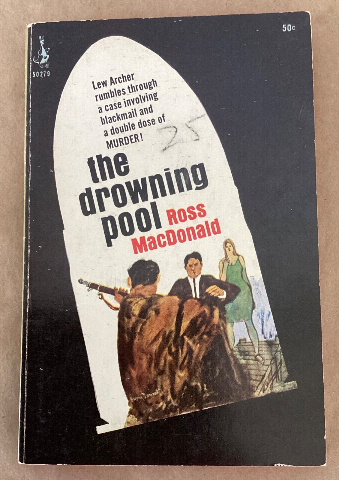 The Drowning Pool book 1966 paperback vintage mystery Pocket pbk Ross MacDonald