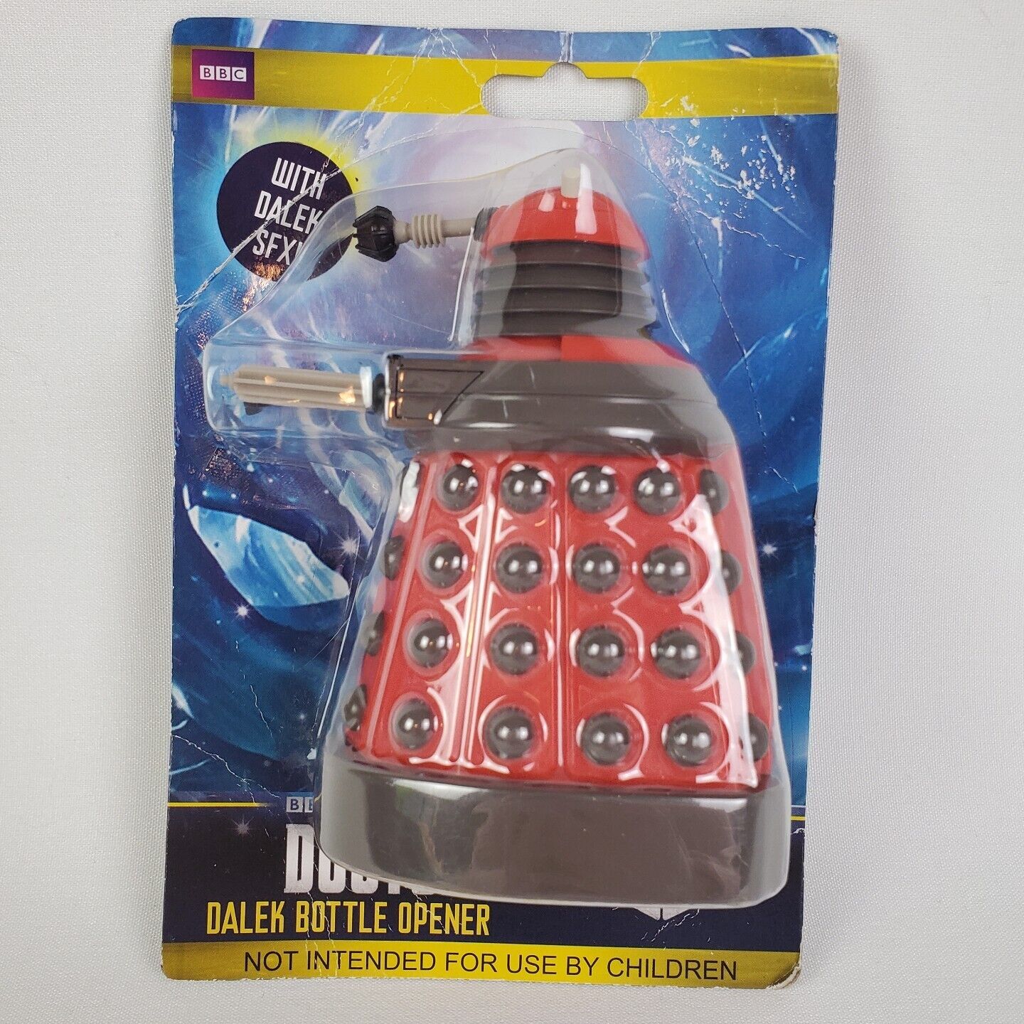 VTG BBC Doctor Who Dalek Bottle Opener with SFX Tardis Cyberman United Kingdom