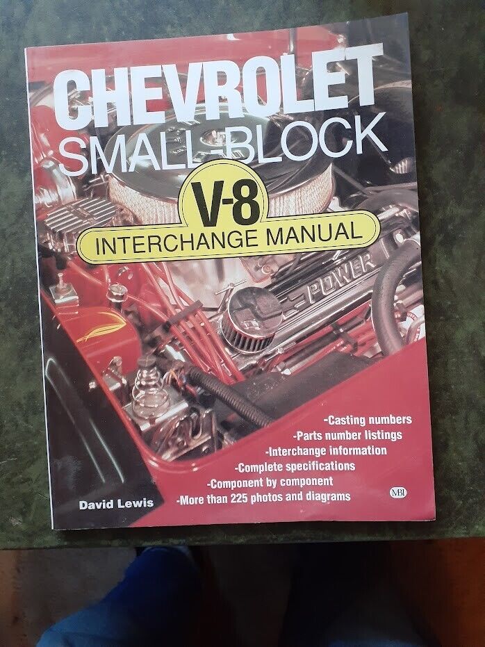 CHEVROLET SMALL BLOCK V-8 INTERCHANGE MANUAL  David Lewis Motorbooks 1989 CHEVY