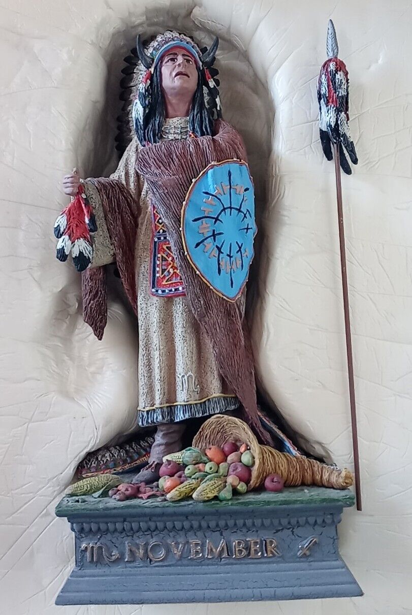 Duncan Royale Calendar Secrets Rare November Native American w/Feather Staff
