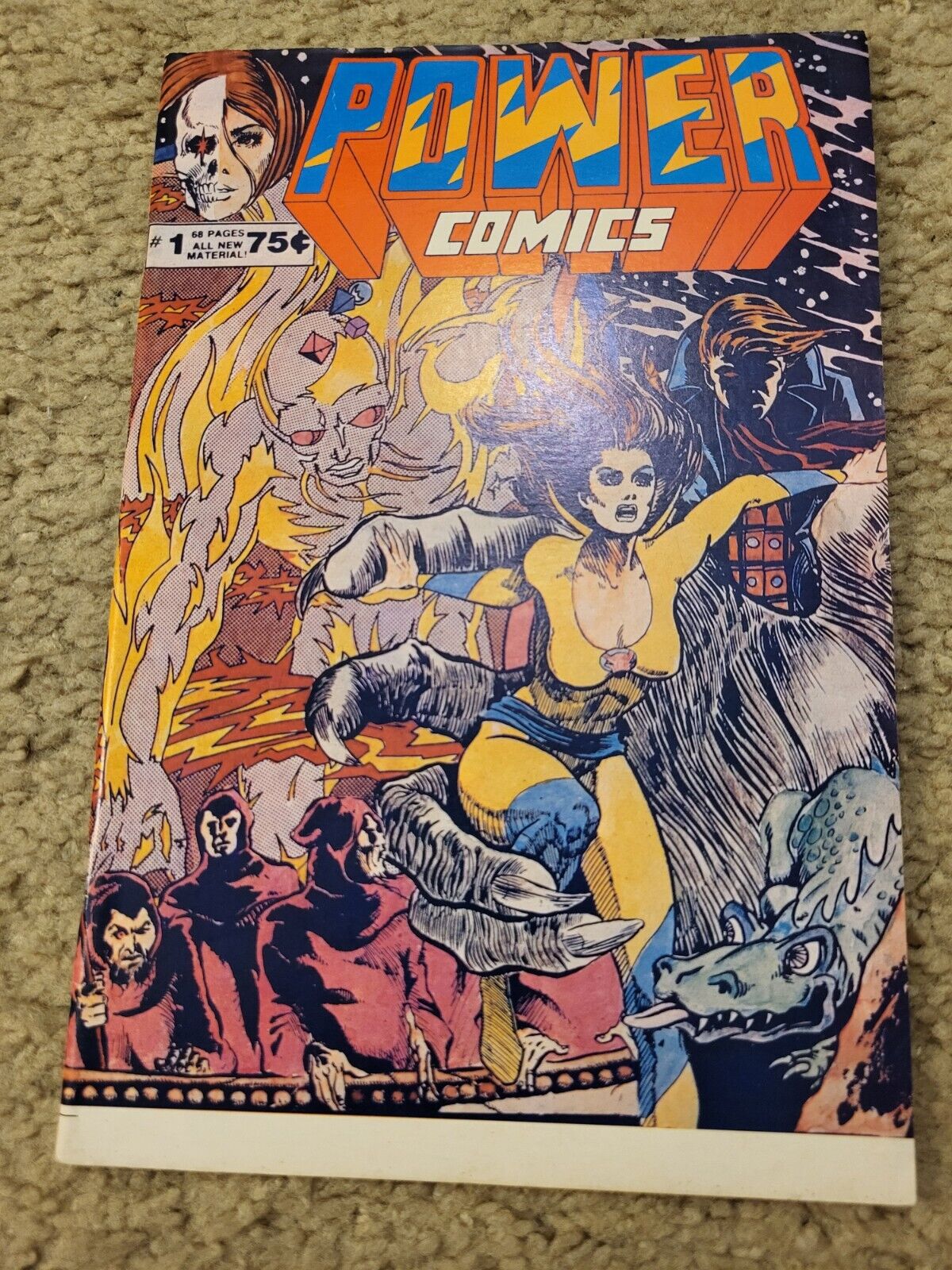 POWER COMICS 1 featuring Nightwitch by Power Comics 1977 HIGH GRADE