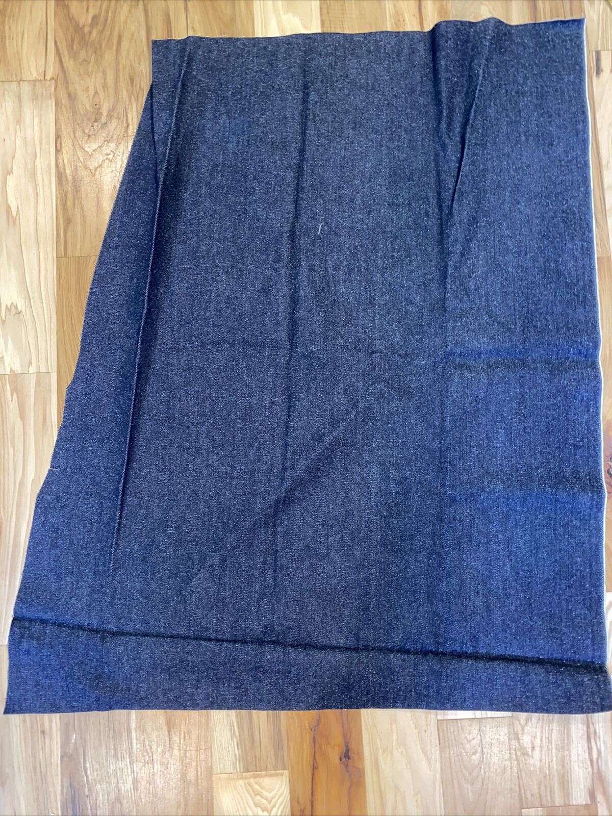Vintage 1980s Levi’s Denim Fabric Test Sample Unused Dead stock 29”x39” Blue