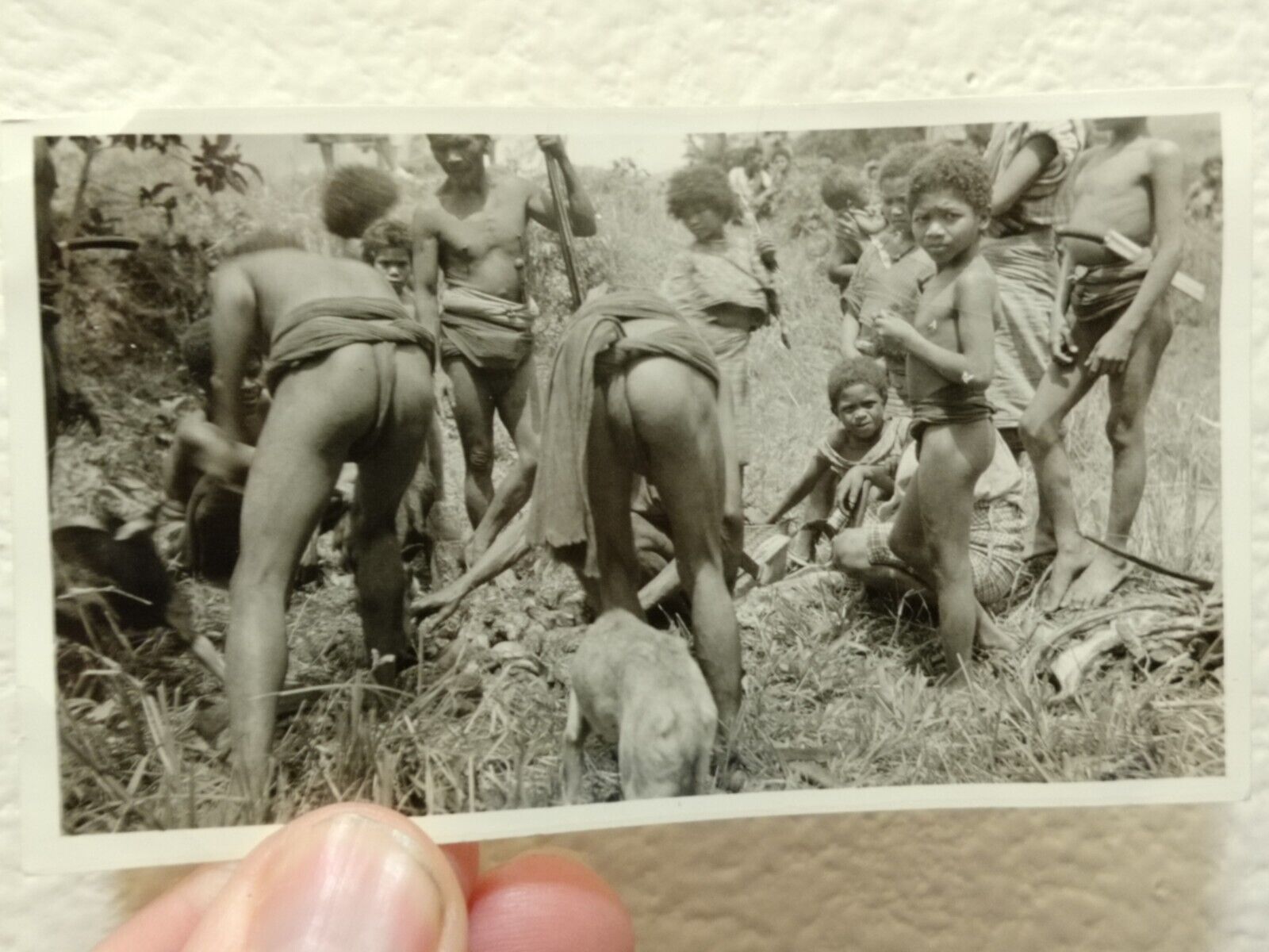 Vintage Photo Filipino African Natives 1930s