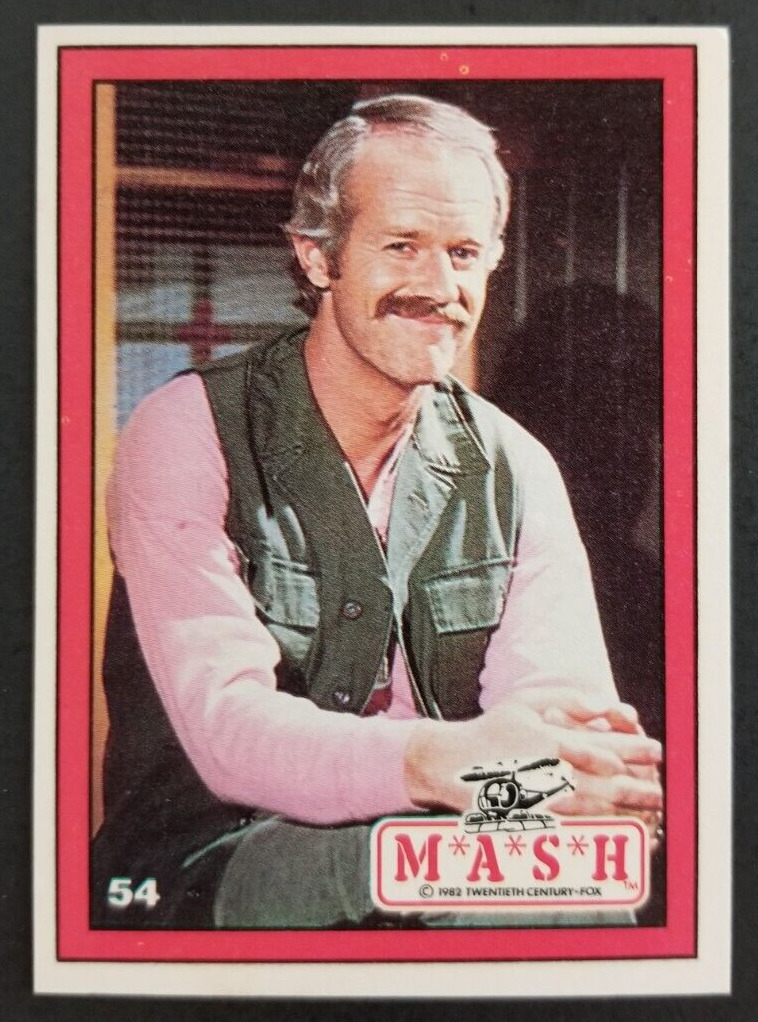 MASH 1982 War Comedy TV Show Topps Card #54 (NM)