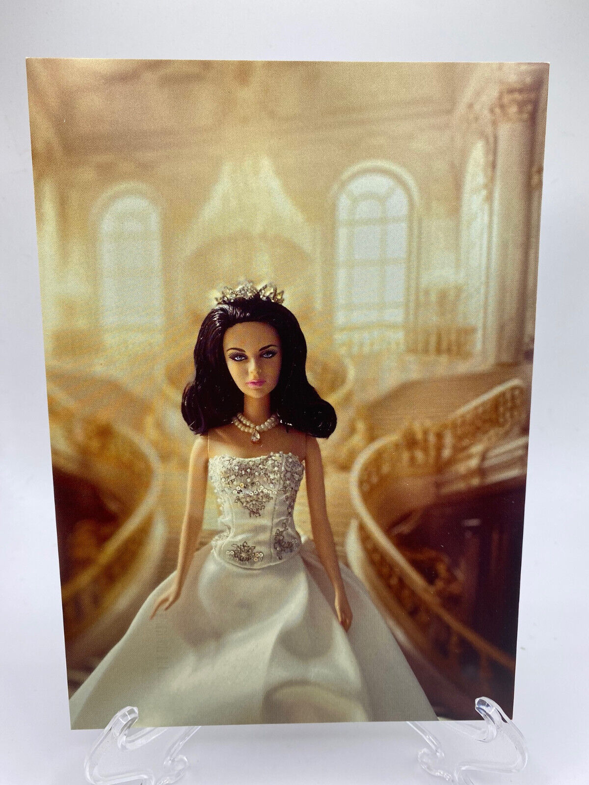 Brand New A Queen's Portrait Barbie Art Print/Postcard