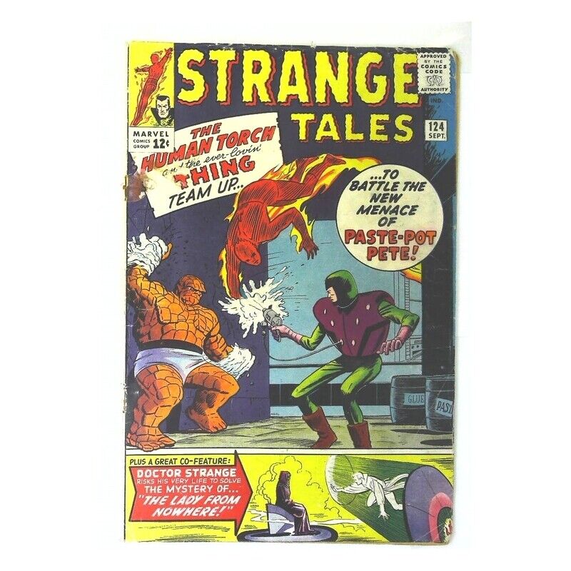 Strange Tales (1951 series) #124 in Very Good minus condition. Marvel comics [c 
