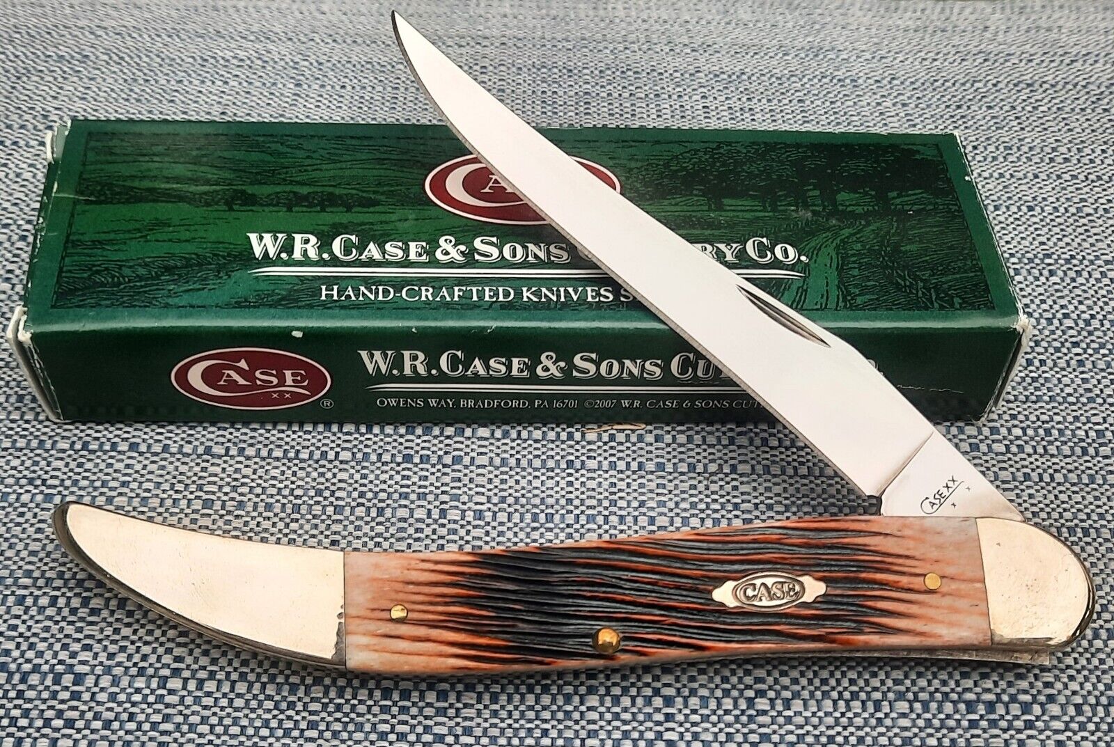 Case XX Large Toothpick Knife Barn Board 610098 SS NEW w/Box