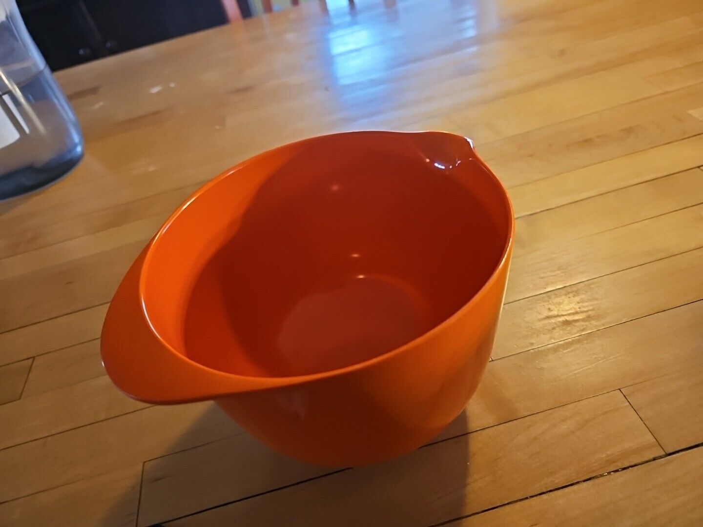 1 Vintage Rosti of Denmark 1.5 Liter orange Mixing Batter Bowl Mepal Service