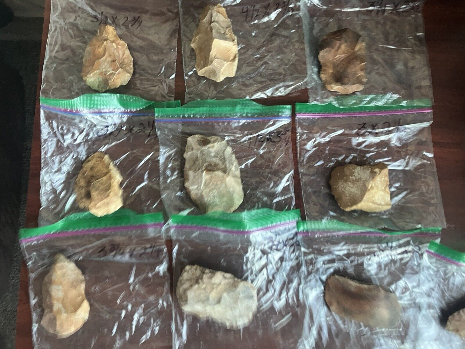 Archeulean Stone Age Tools Lot Of 21  Authentic Grade A 1 Owner