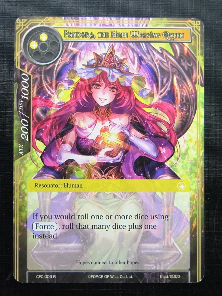 Force of Will Cards: PANDORA THE HOPE WEAVING QUEEN R # 26G24