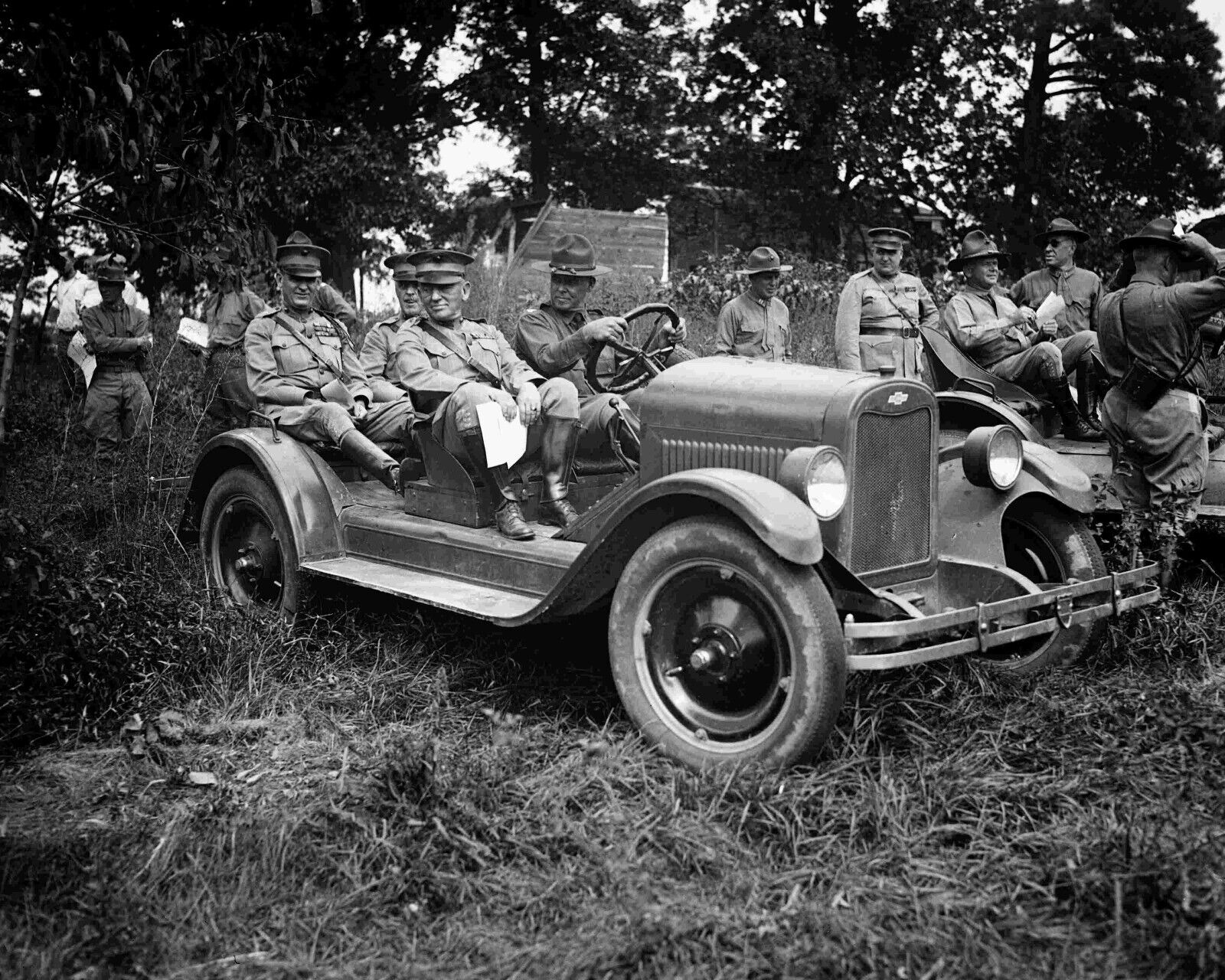Military automobiles 1925 Vintage Old Photo Reprints
