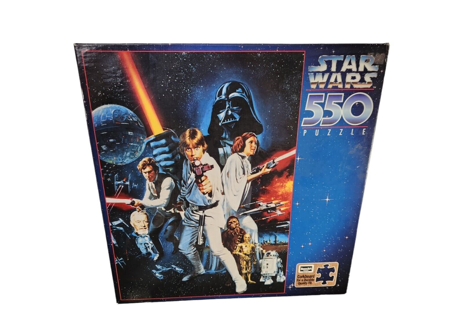 Vintage Star Wars Puzzle Darth Vader Luke Skywalker RoseArt 550 Pieces