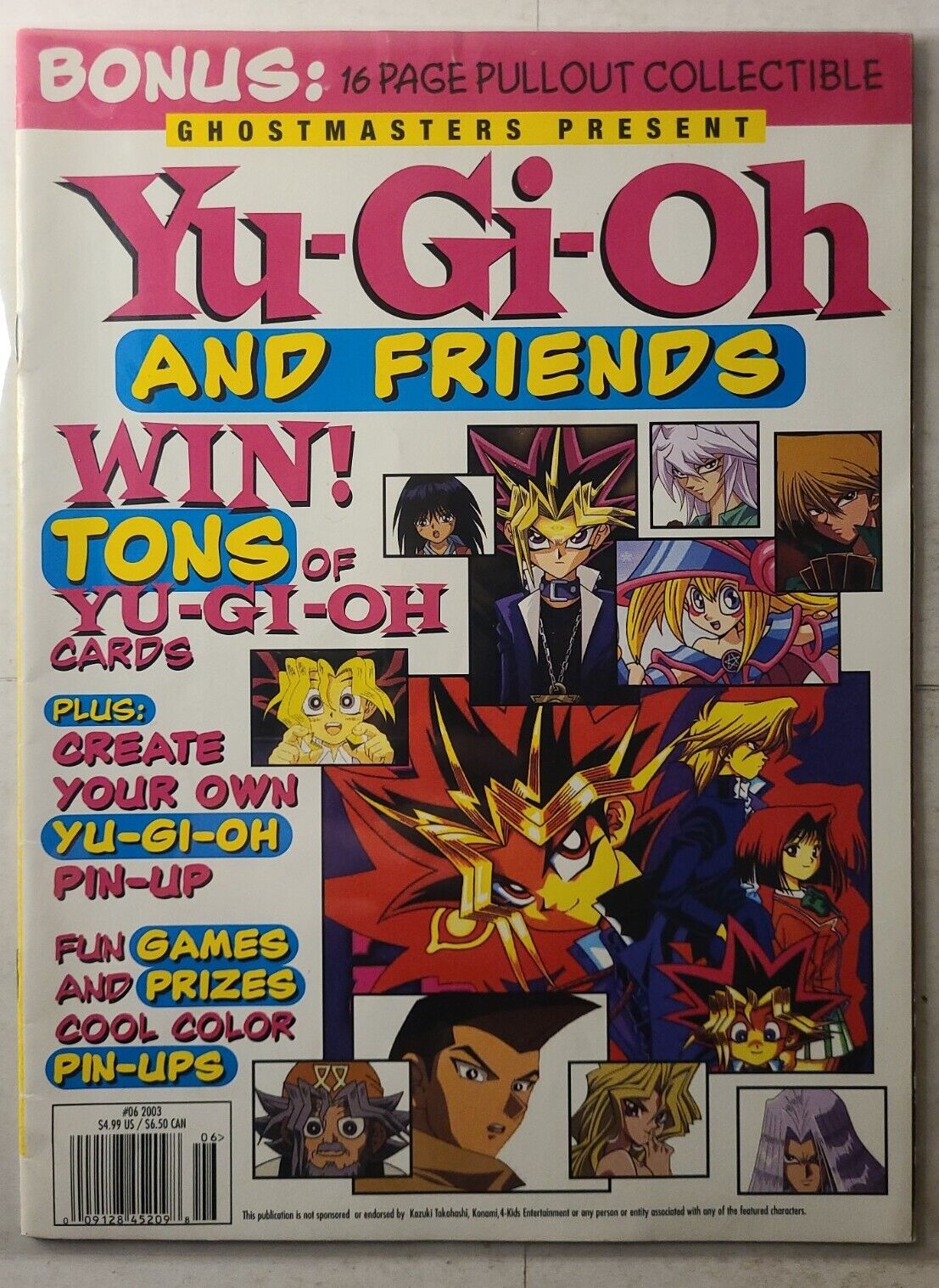 Rare Ghostmasters Present Yu-Gi-Oh And Friends Collector’s Edition 2003 #6