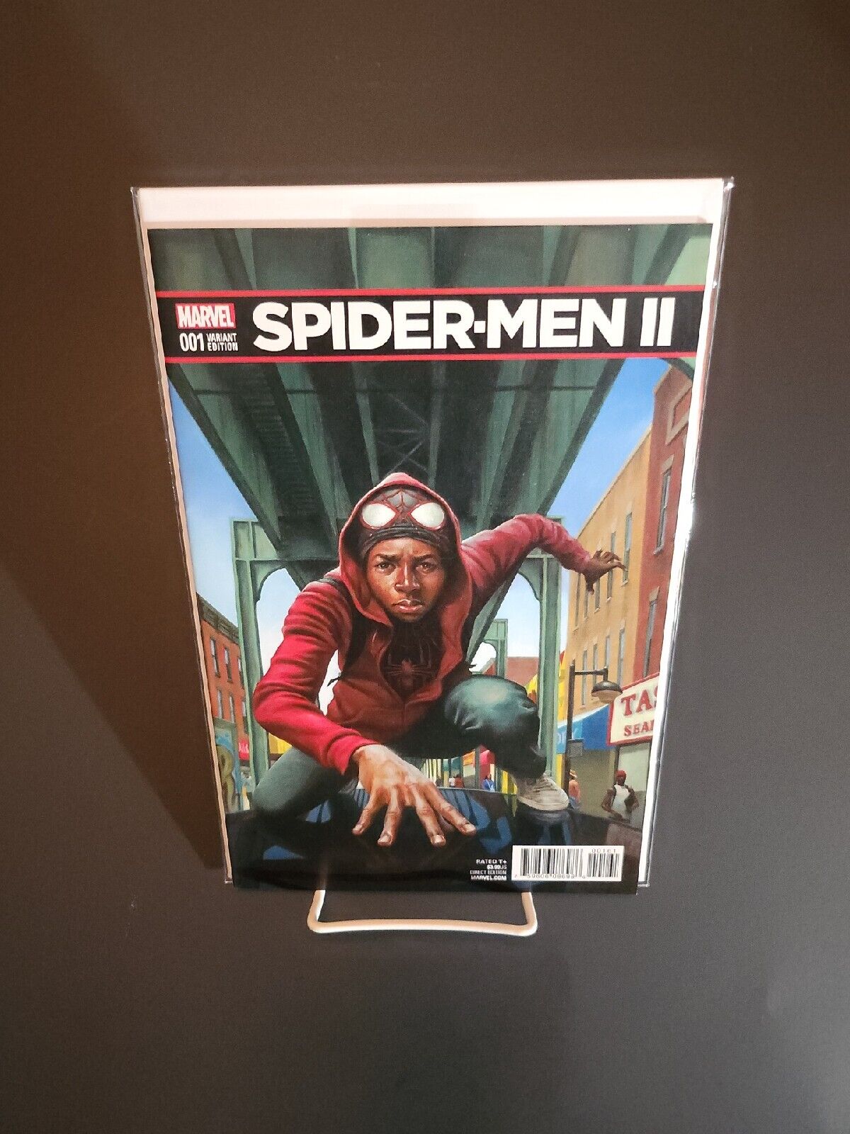 Spider-Men II #1 Kadir Nelson Variant 1:10 (Marvel Comics 2017) Miles Morales
