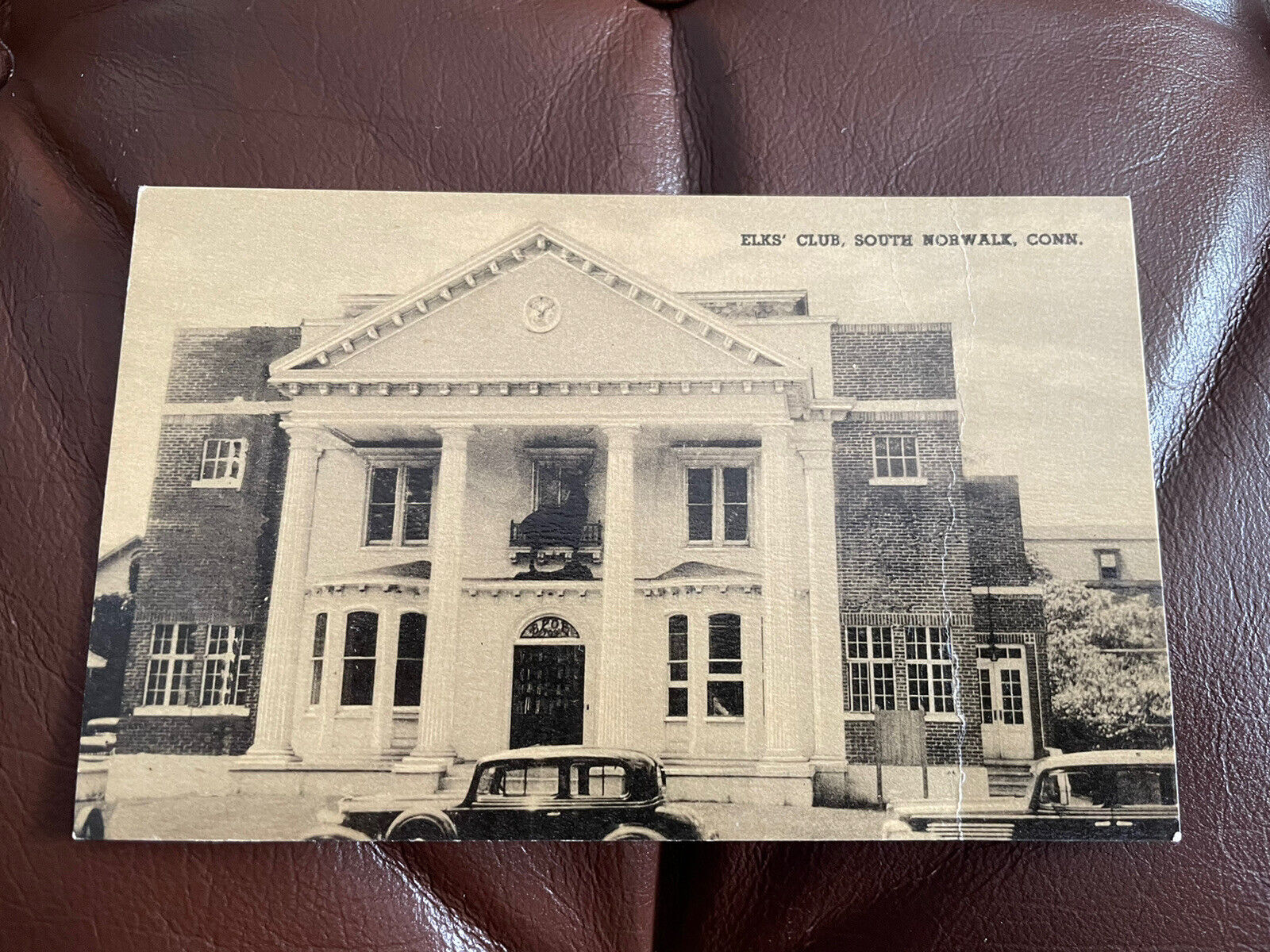 Antique #72 ELKS  Club postcard