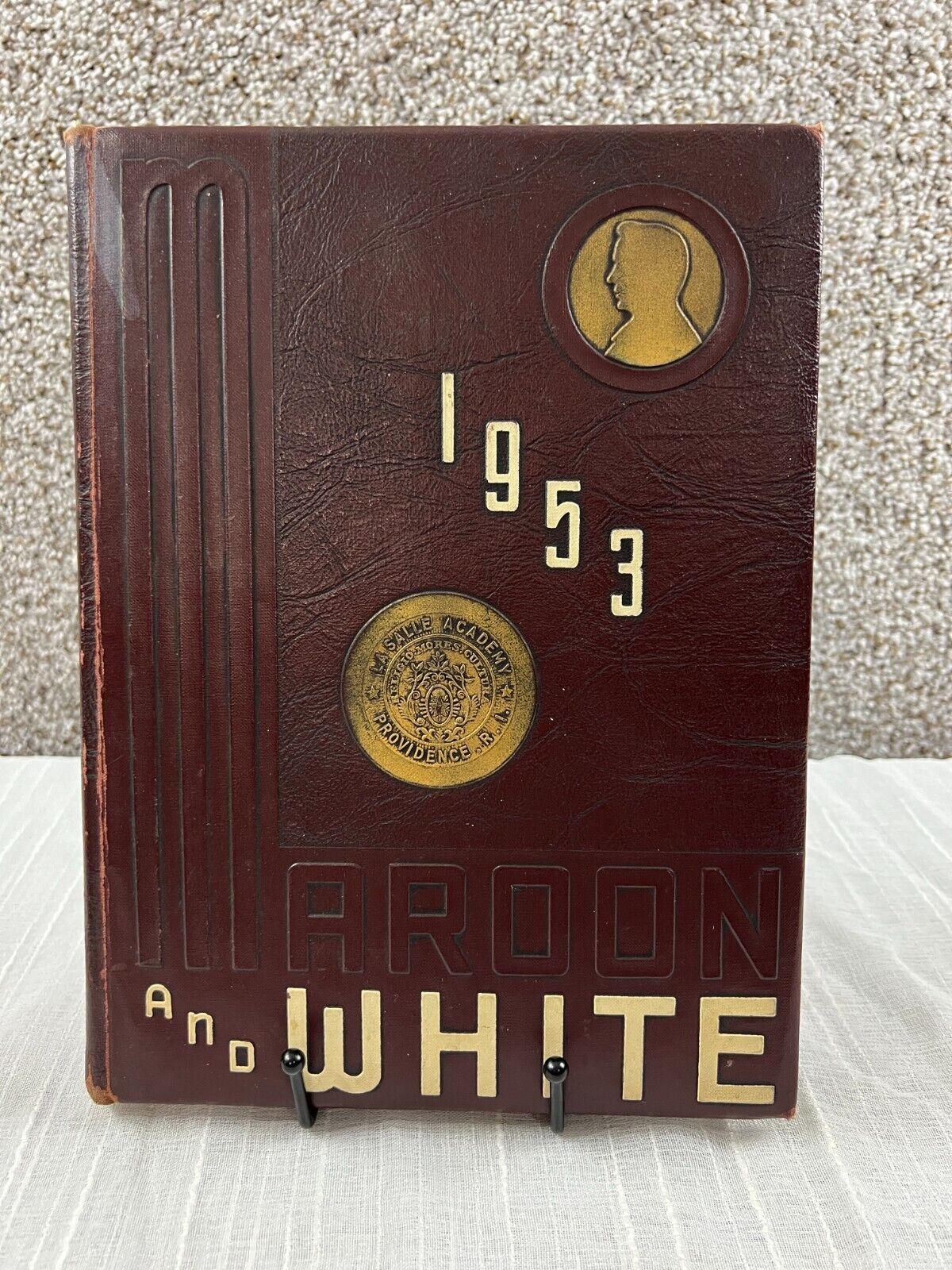 La Salle Academy Maroon and White 1953 Yearbook Providence, RI
