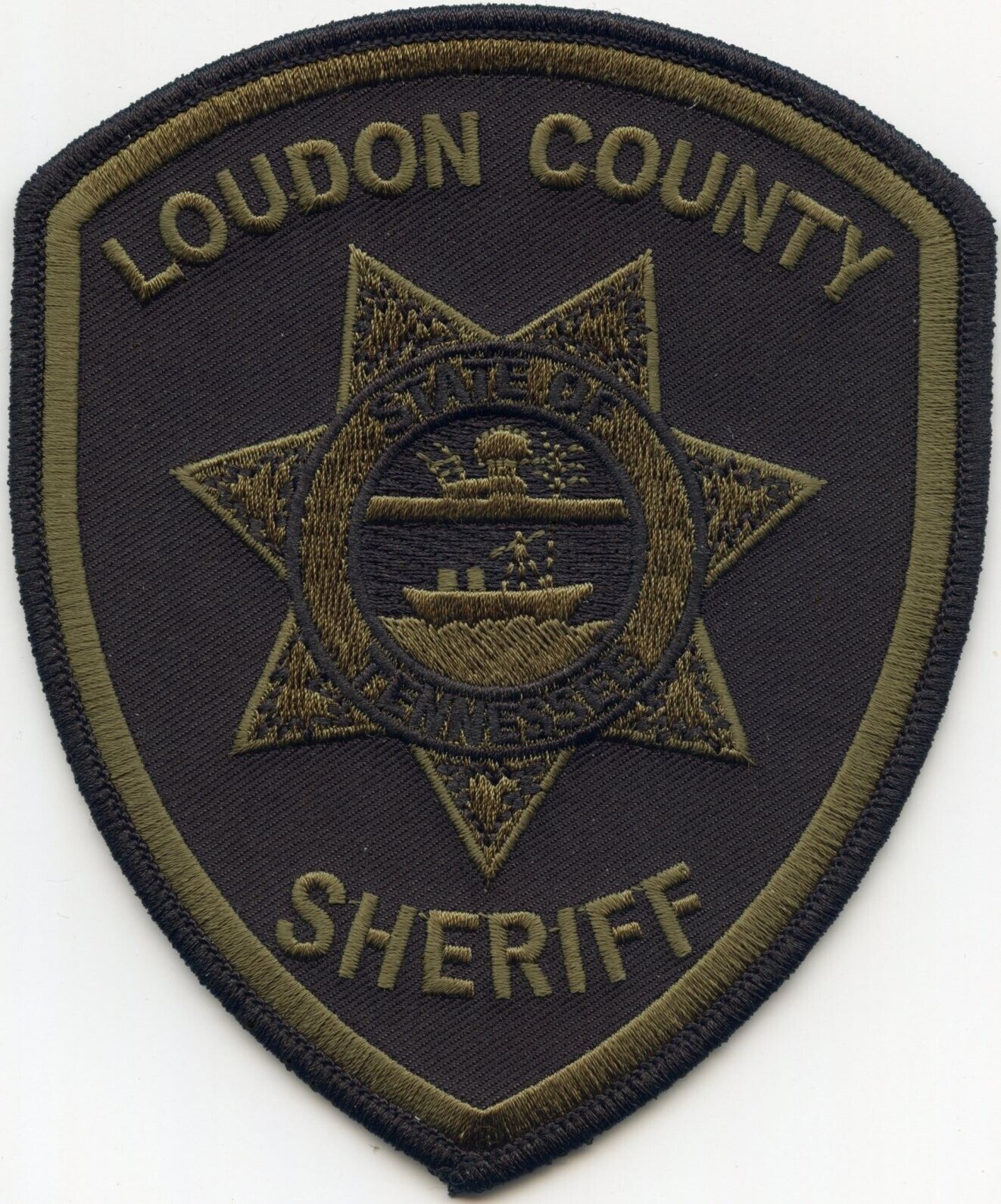 LOUDON COUNTY TENNESSEE subdued green SHERIFF POLICE PATCH