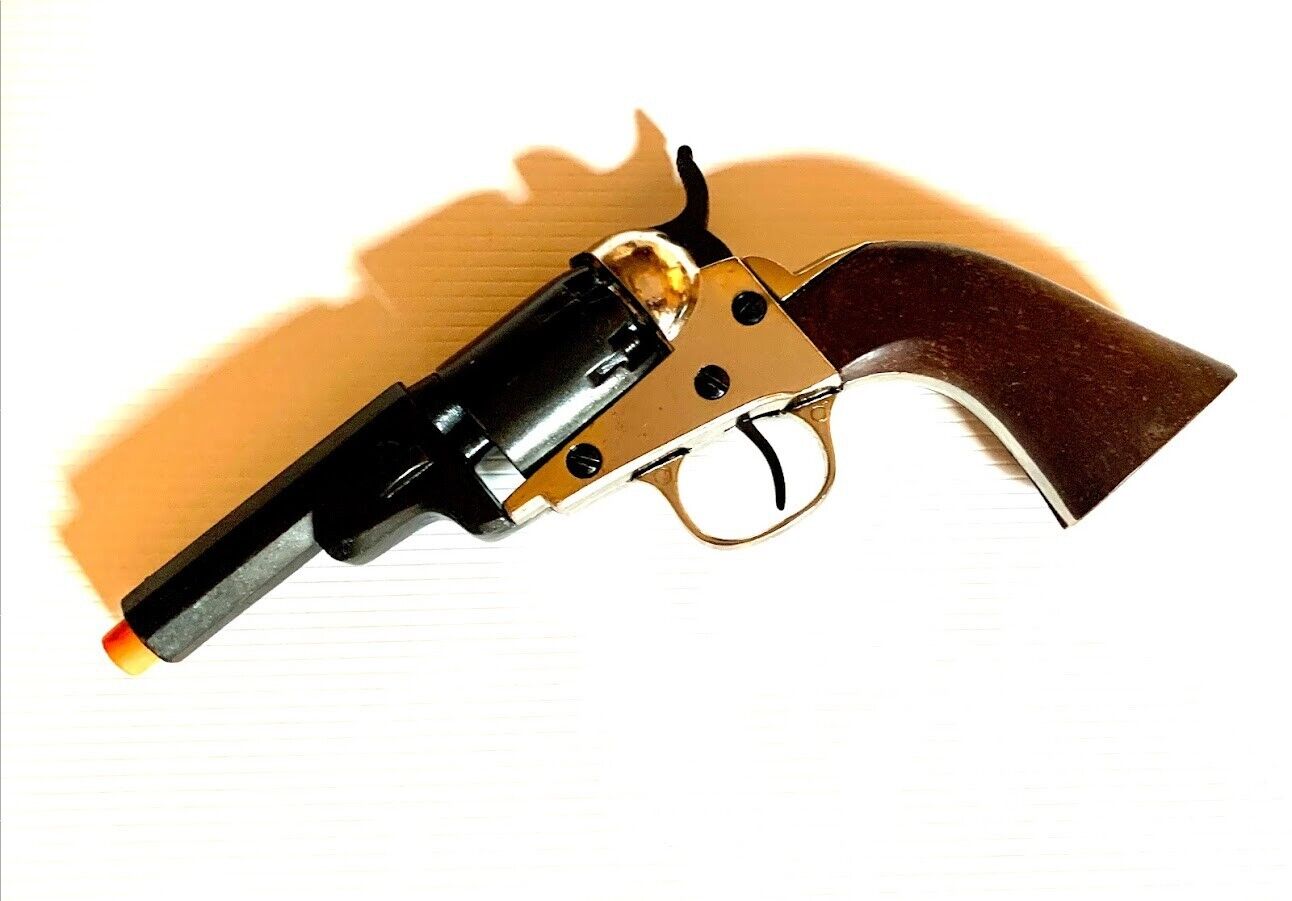 PROPS Denix 2-Tone 1849 Pocket Revolver Octagon Barrel Non-Firing Replica