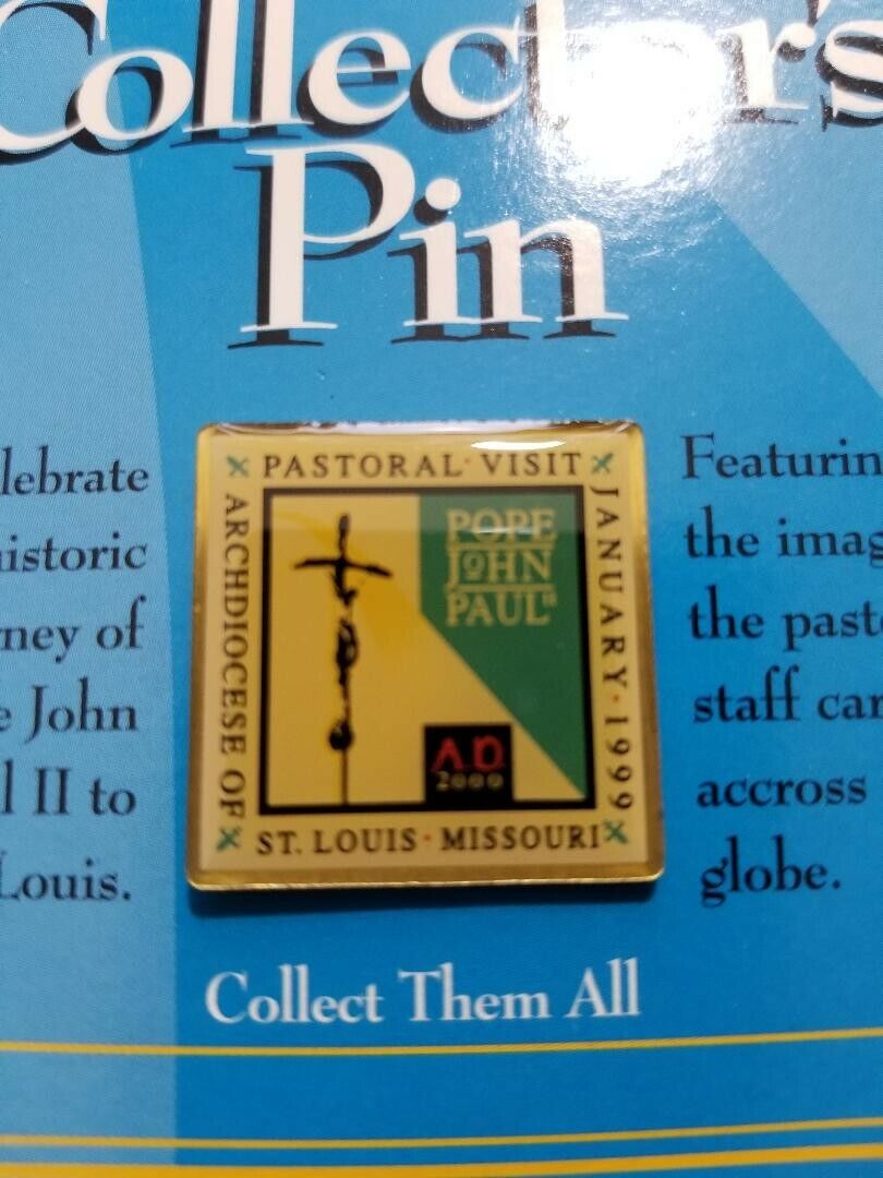 St. Pope John Paul II 1999 Visit St. Louis Missouri Vintage Collectible Pins144 