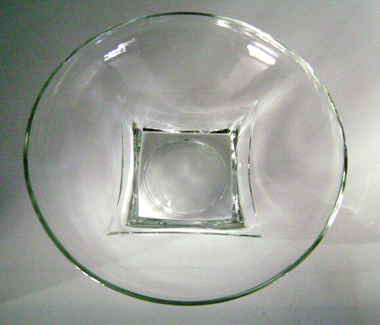 1960\'s Colony Large Glass Salad Bowl by Hazel Ware