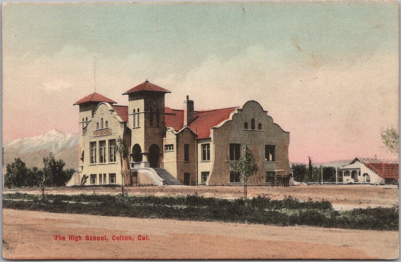 1910s COLTON, California Postcard \
