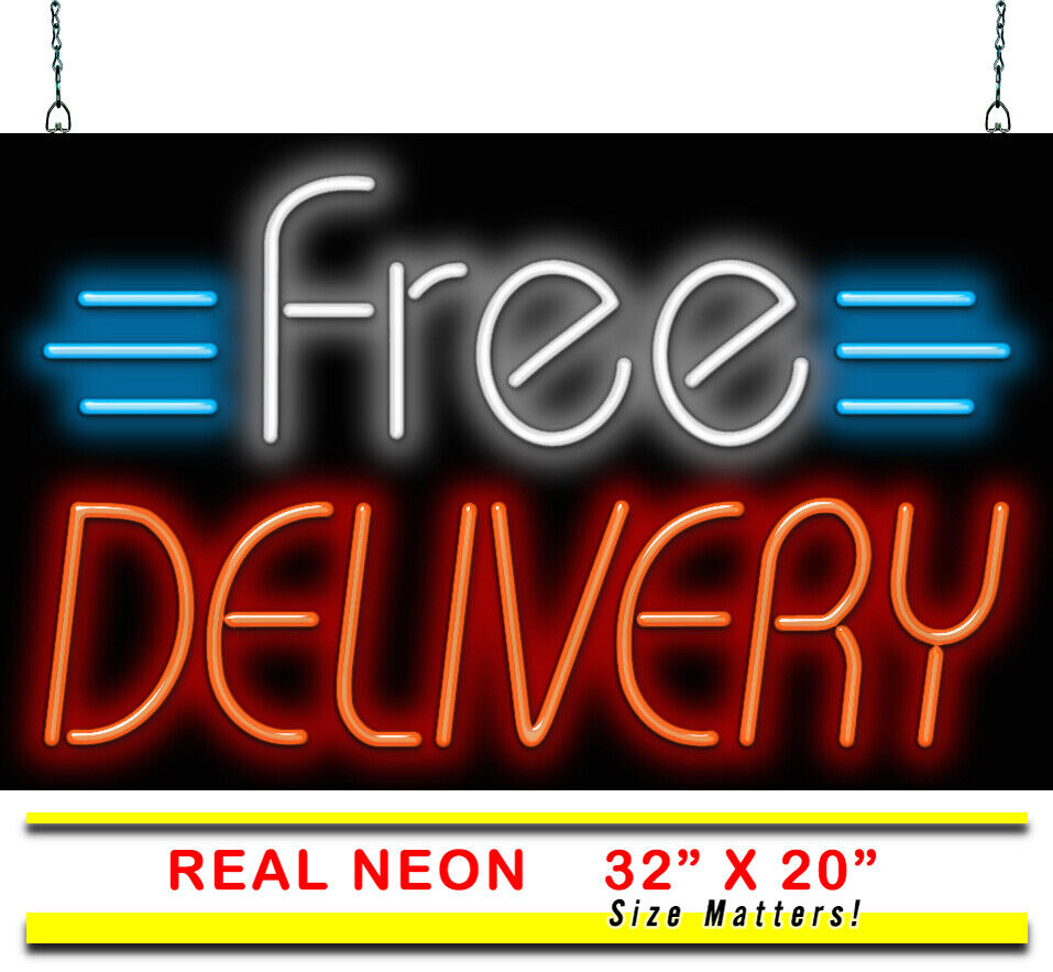 Free Delivery Neon Sign | Jantec | 32\