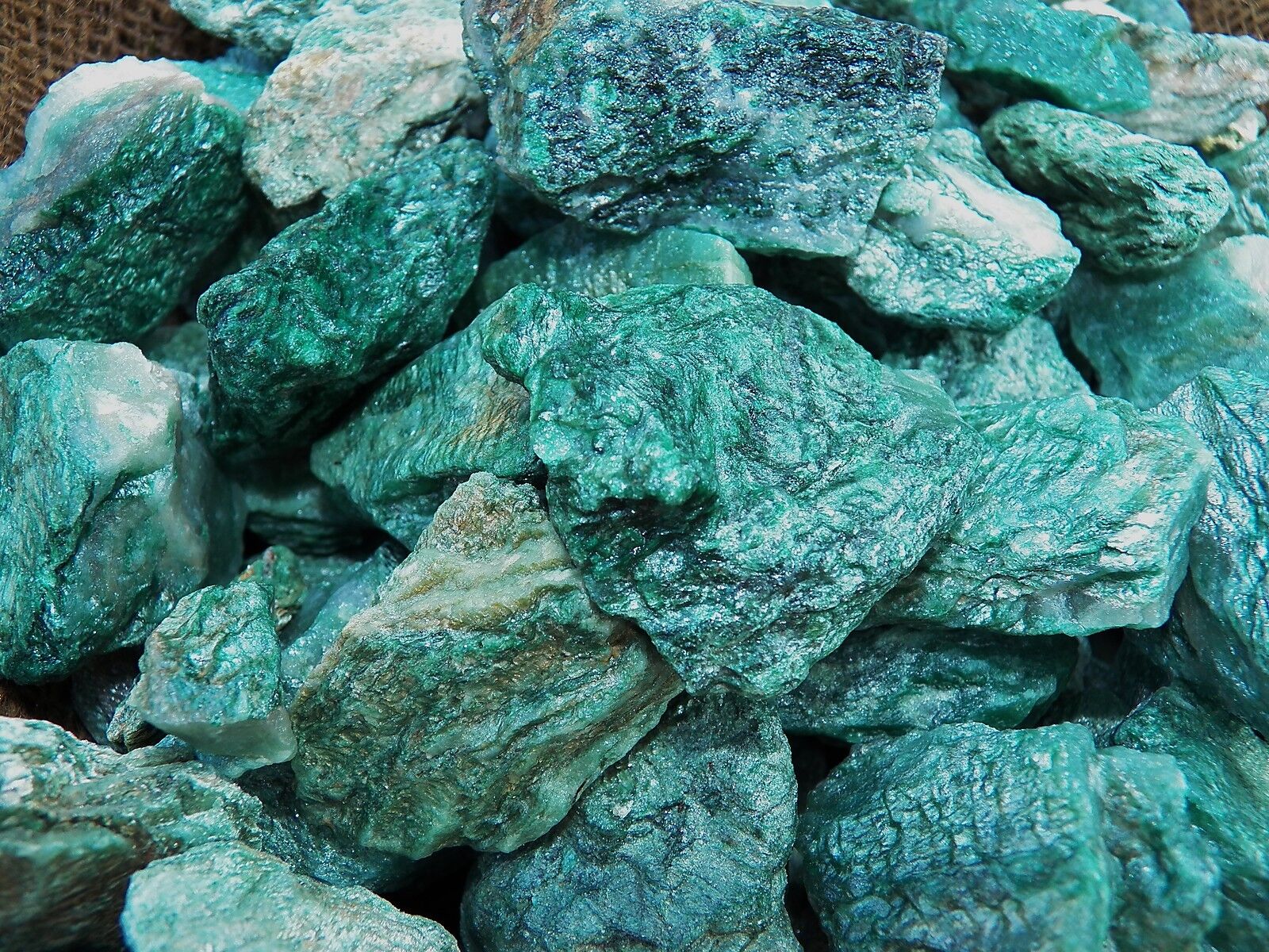 1000 Carat Lots of Fuchsite  Rough - Plus a FREE Faceted Gemstone