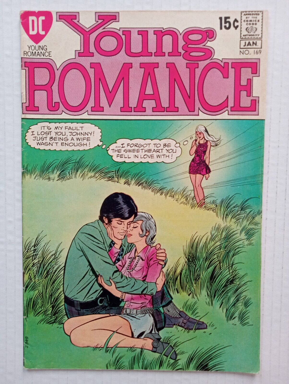 DC Young Romance #169 Bronze Age 1970 Love Comic Book