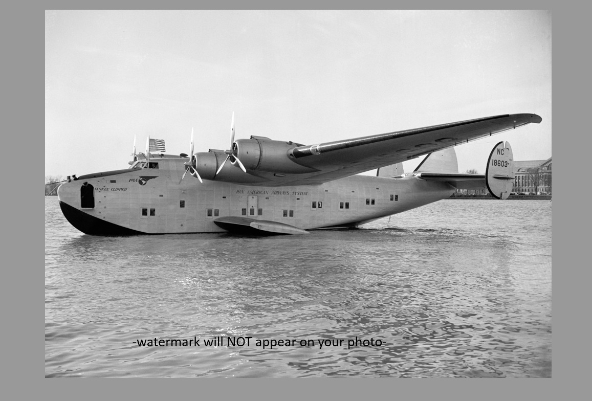 1939 Pan Am Yankee Clipper PHOTO Pan American Airways Boeing