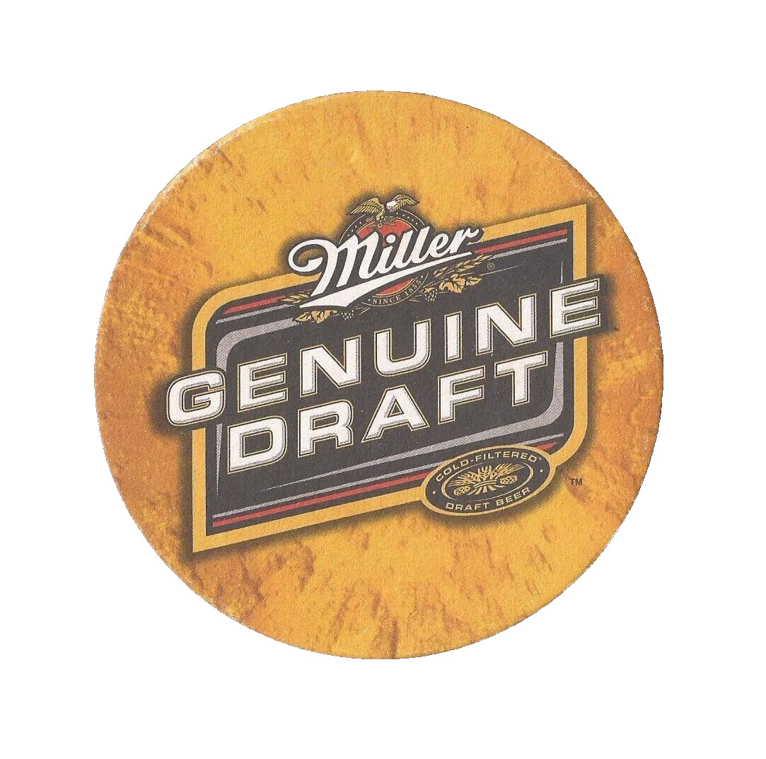 2005 Miller Genuine Draft Beer Coaster Milwaukee WI-2917