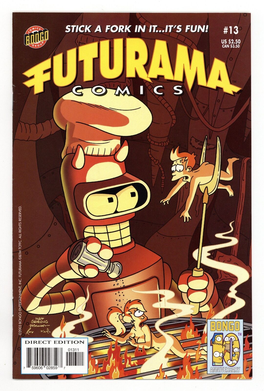 Futurama Comics #13 NM- 9.2 2003