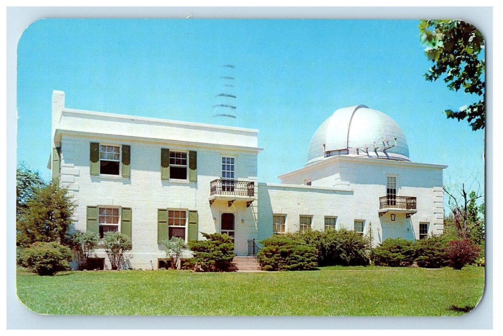 1957 Central College Campus Building Fayette Missouri MO Posed Vintage Postcard