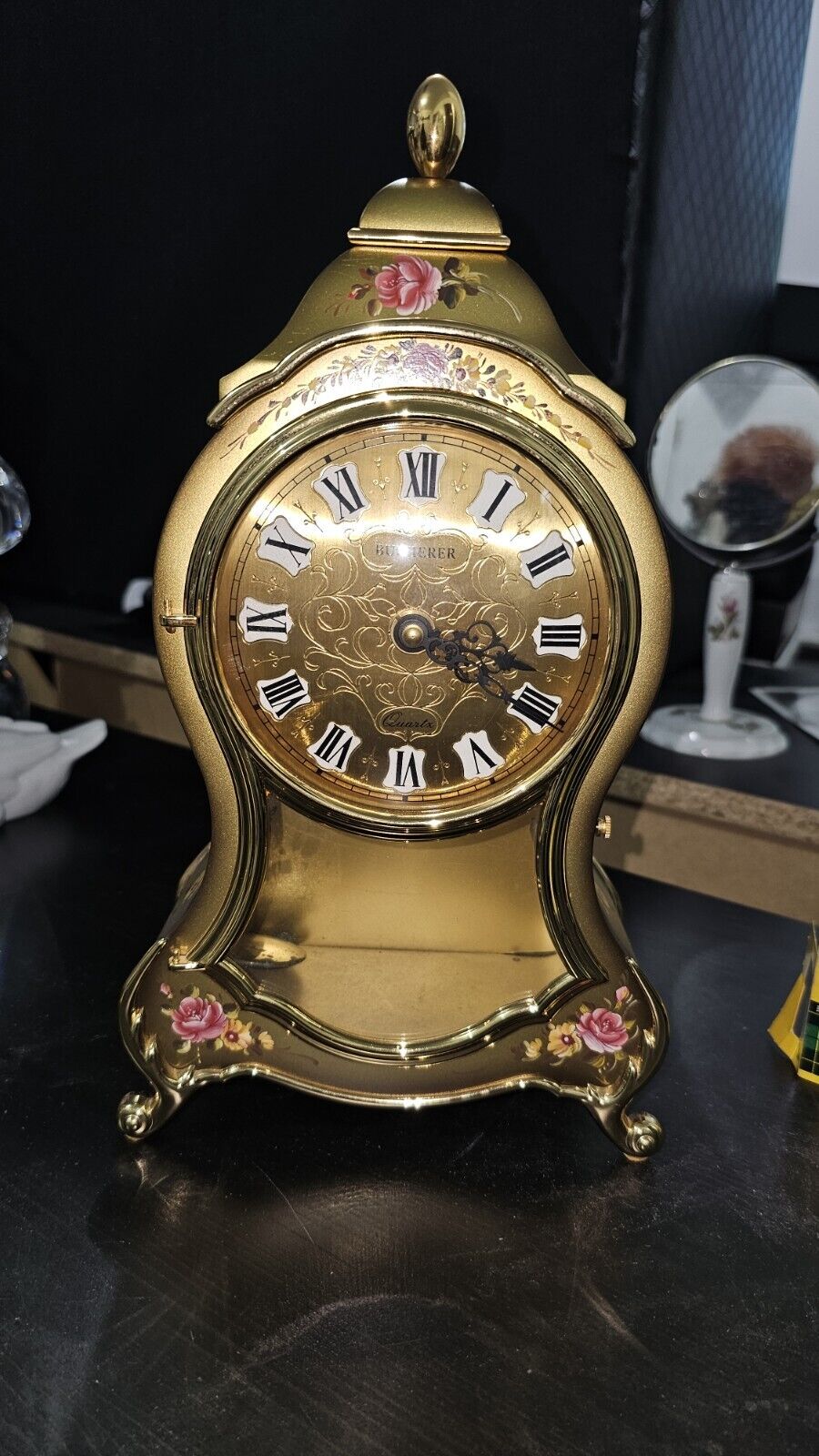 Antique Butchere Clock Beautiful In Excellent Condition