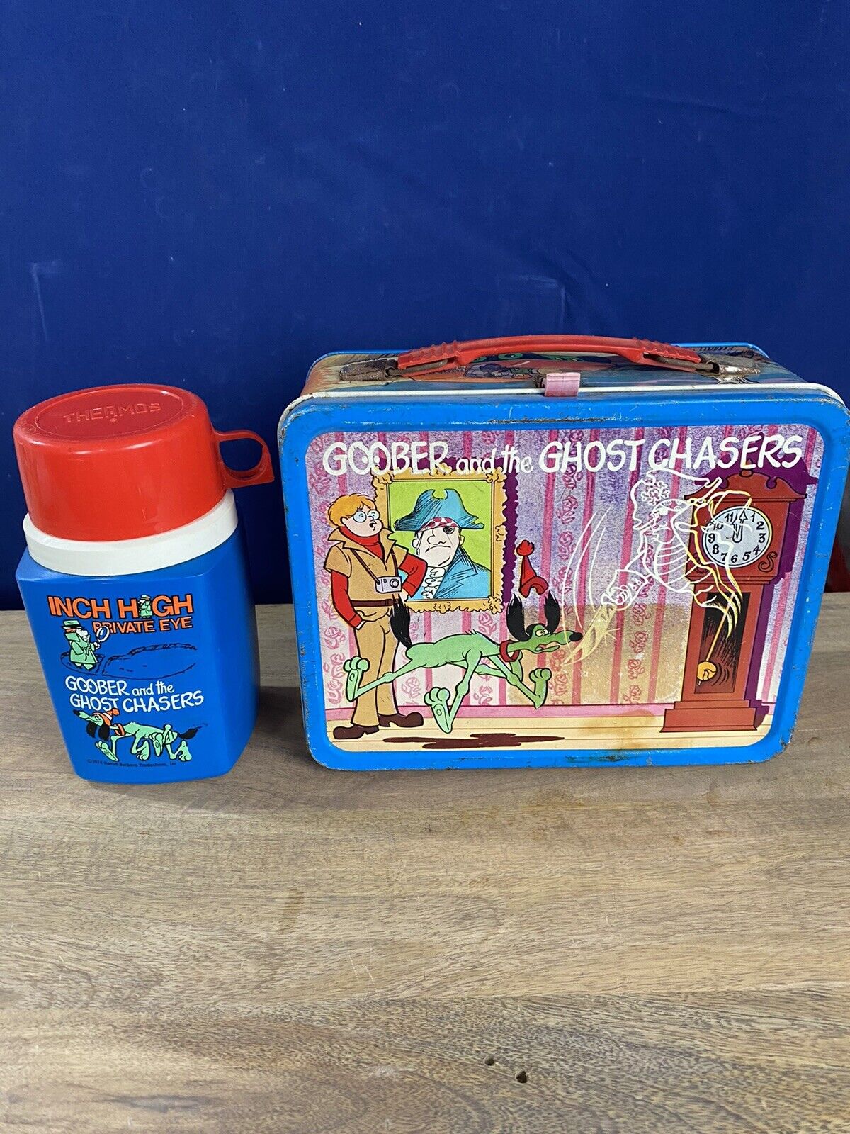 VINTAGE GOOBER AND THE GHOST CHASERS LUNCHBOX AND THERMOS