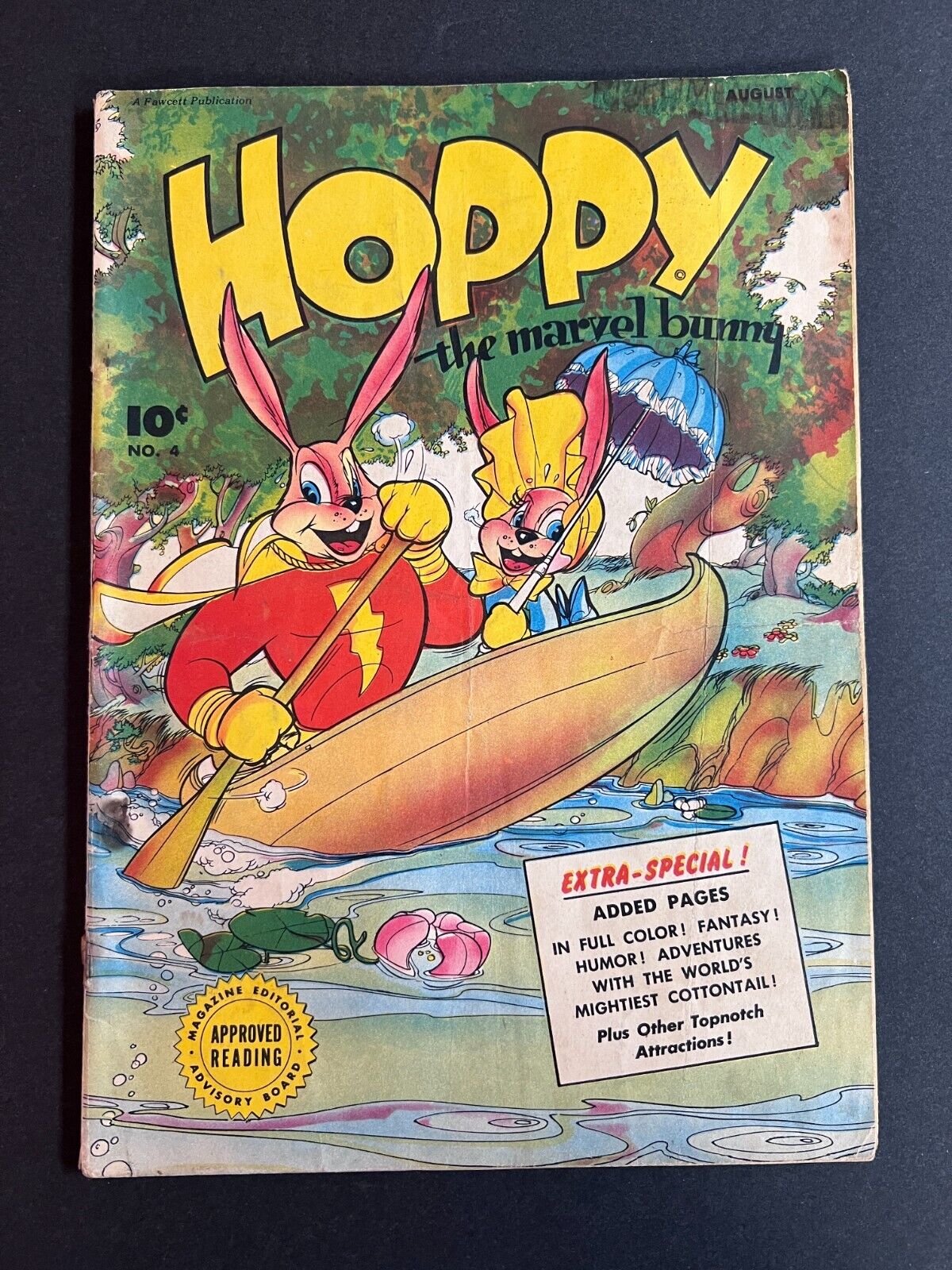 Hoppy The Marvel Bunny #4 Fawcett Comics 1946 GD+