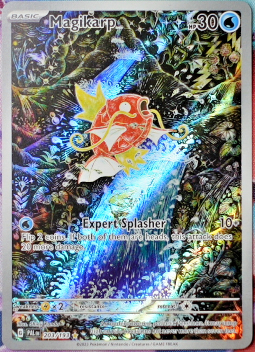 Pokemon Paldea Evolved Magikarp Art Rare 203/193 Near Mint English